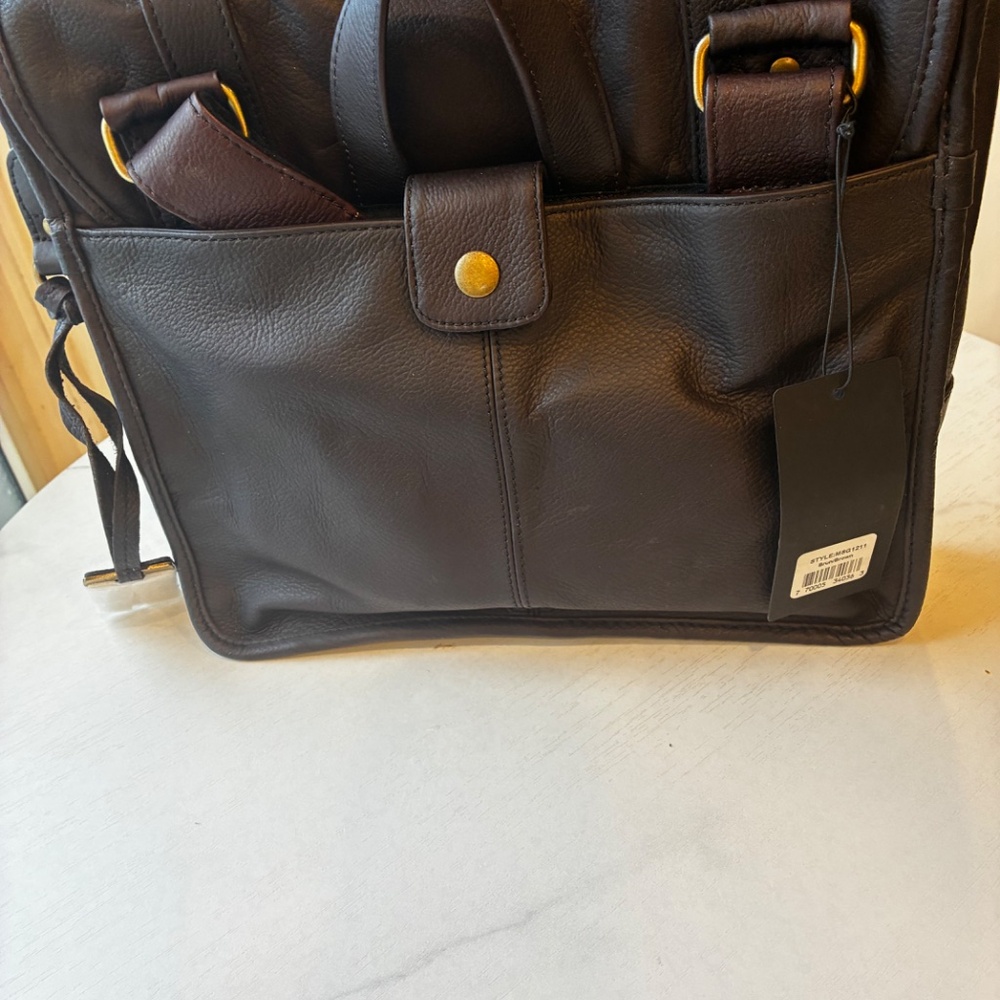 Bugatti Perreira Messenger Bag - Dark Brown - Picture 2 of 5